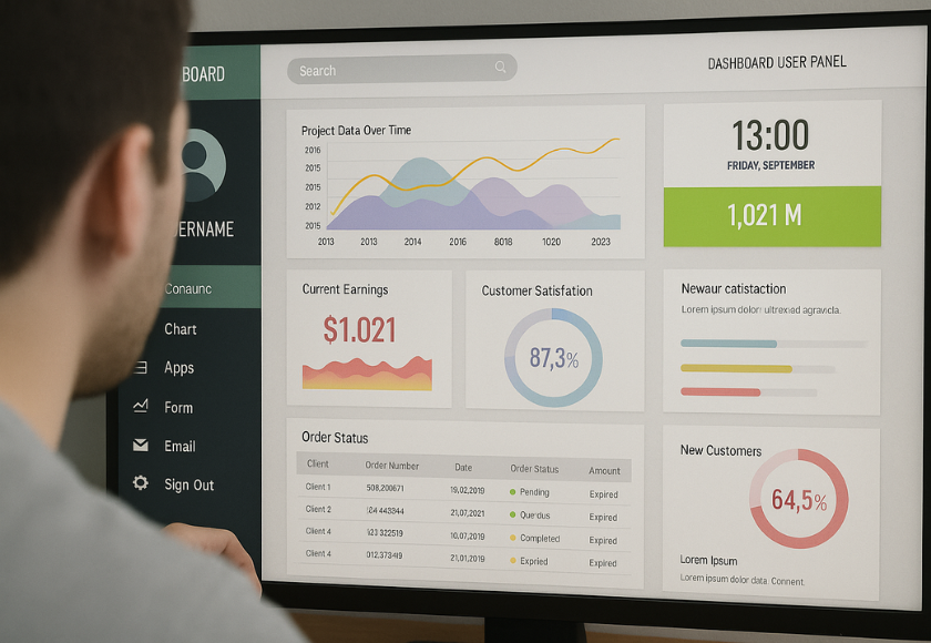 Marketing forecast dashboard for performance insights – Octopus Marketing