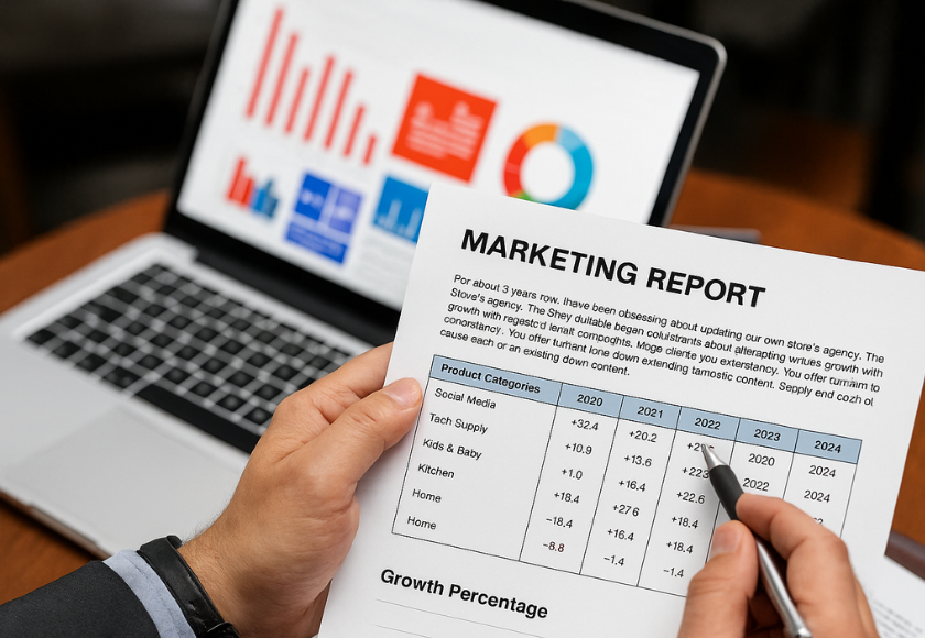 Comprehensive marketing performance report – Octopus Marketing