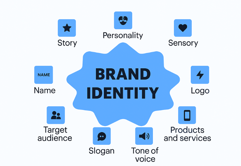 Comprehensive brand identity design – Octopus Marketing.