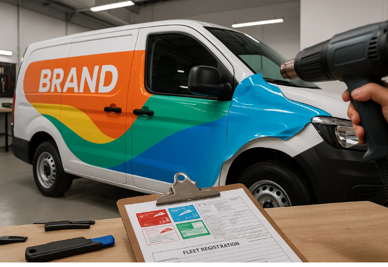 Branded vehicle design for outdoor advertising – Octopus Marketing