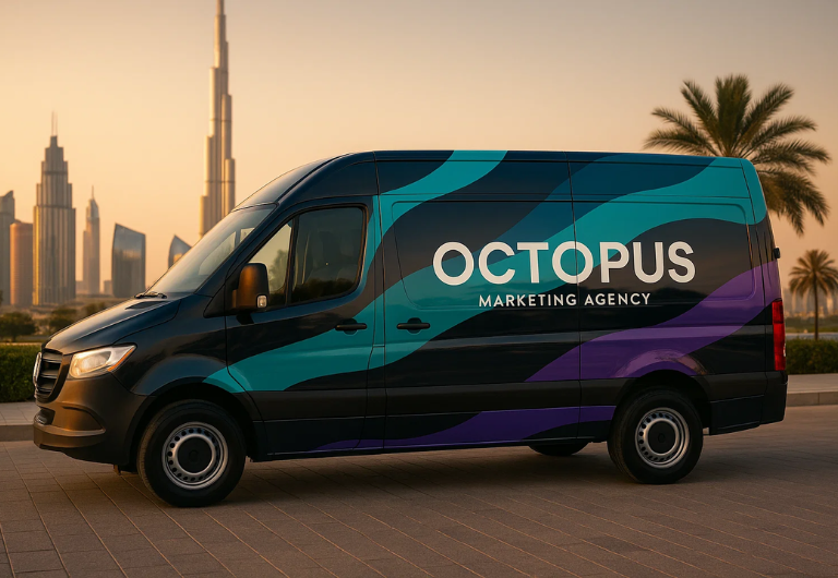 Vehicle branding execution for mobile marketing – Octopus Marketing